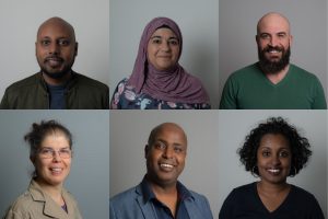 portrettbilder av seks lærere