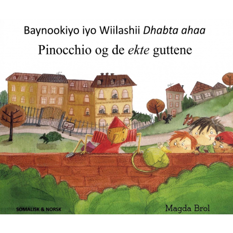 Omslaget til boka Pinocchio og de ekte guttene.