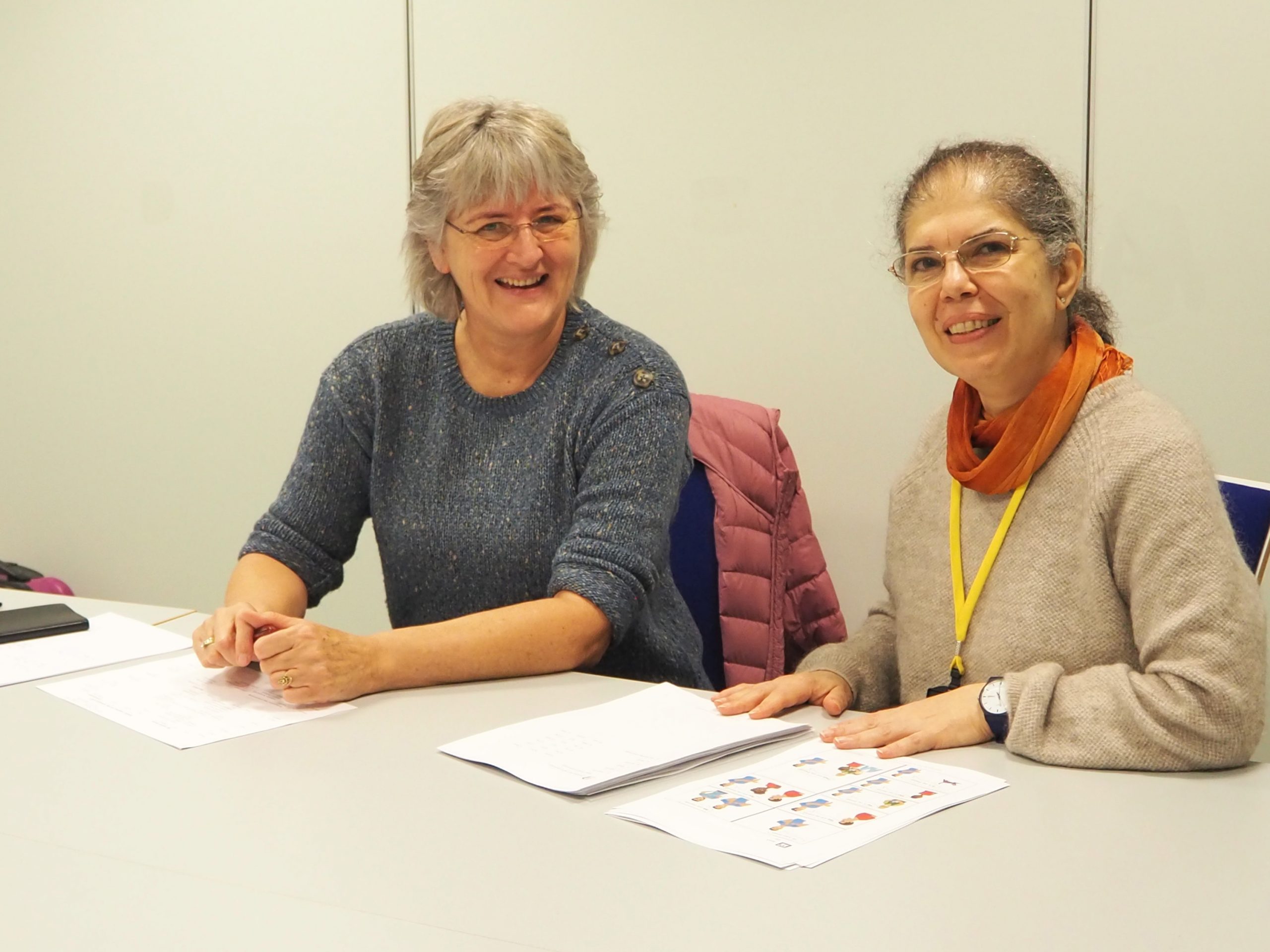 Et foto av Jorunn og Sanaa